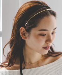 NOBLE/《WEB限定追加予約2》《NOBLE別注》NN/エヌエヌ カチューシャSET(ブラック×ゴールド)/508452387