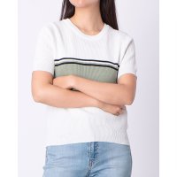STYLEBLOCK/スタイルブロック STYLEBLOCK ボーダー半袖ニット/508452575