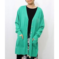 ScoLar/スカラー ScoLar オーロラ箔ロゴプリント 接触冷感カーディガン/508452578