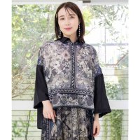 ScoLar/スカラー ScoLar 星座柄切替シアーシャツ/508452606