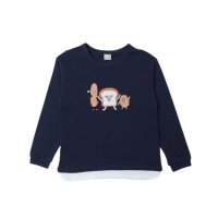 petit main/プティマイン petit main 【パンどろぼう】アップリケ長袖Tシャツ/508452655
