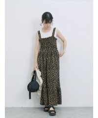 Samansa Mos2 blue/サマンサモスモス ブルー Samansa Mos2 blue 花柄シャーリングワンピース/508452805