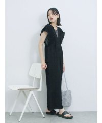 Samansa Mos2 blue/サマンサモスモス ブルー Samansa Mos2 blue 楊柳ワイドロンパース/508452811