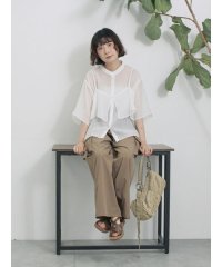 Samansa Mos2 blue/サマンサモスモス ブルー Samansa Mos2 blue ビスチェドッキングブラウス/508452814