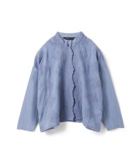 mizuiro ind/mizuiro ind レーススタンドカラーワイドシャツ/505520209