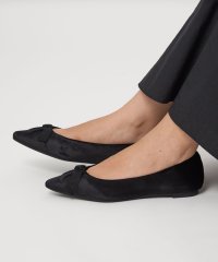 green label relaxing/ポインテッド タックリボン フラットシューズ 撥水 /508378271