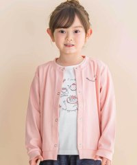 Noeil aime BeBe/ティータイムプリント天竺半袖Tシャツ＋リボン付きスムース長袖カーディガンセット(/508418987