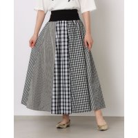AL･DI･LA/アルディラ AL・DI・LA チェック柄切り替えスカート/508426015