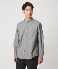 green label relaxing/ナチュラルフィット ビエラ バンドカラー シャツ/508435695