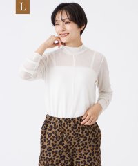 エヴェックス バイ クリツィア　Lサイズ/【L】【ウォッシャブル】シアーラメジャージーハイネックカットソー/508443452