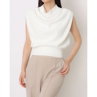 12Twelve Agenda/トゥエルブアジェンダ 12Twelve Agenda ドレープネックフレンチスリーブニットプルオーバー/508451460
