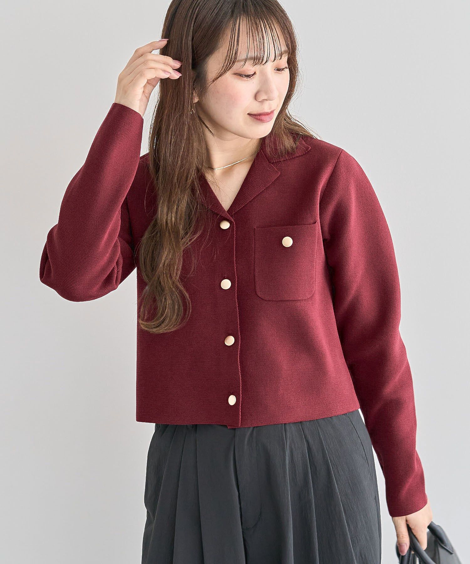 PRETTY GREEN / プリティグリーン ヘビーウェイトコットンパーカ ペプラムニットカーディガン/Green Parks（グリーン パークス