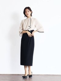 FENNEL/フェンネル FENNEL ジャガードコンビワンピース/508453415