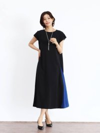 FENNEL/フェンネル FENNEL バイカラーボクシーワンピース/508453427