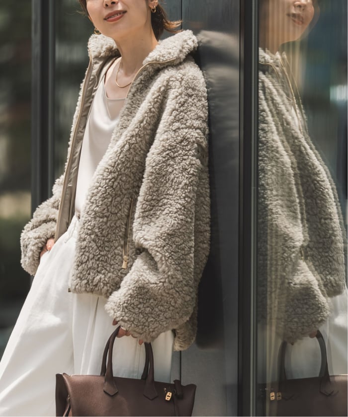 Spic&Span スピックアンドスパン FOX混シャギーニット スピック＆スパン(Spick & Span)の通販 - d fashion