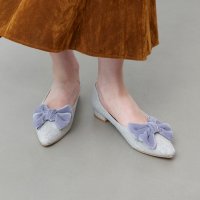 Launa lea/ラウナレア Launa lea 【25AW新色】リボンフラットパンプス(0460C)/508453772