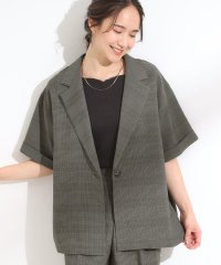 SHOO・LA・RUE　DRESKIP/シューラルー／ドレスキップ SHOO・LA・RUE/DRESKIP 【イージーケア／セットアップ可】五分袖テーラードジャケット/508454378