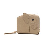 LIZDAYS/リズデイズ LIZDAYS 財布 コンパクト 二つ折り 二つ折 ブランド かわいい BOX型小銭入れ 小さめ ファスナー 象 じゃばら スキミング防止 ミニ財布/508454452