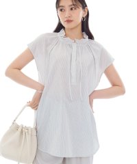 INDIVI/インディヴィ INDIVI フリル衿ギャザーブラウス/508454843