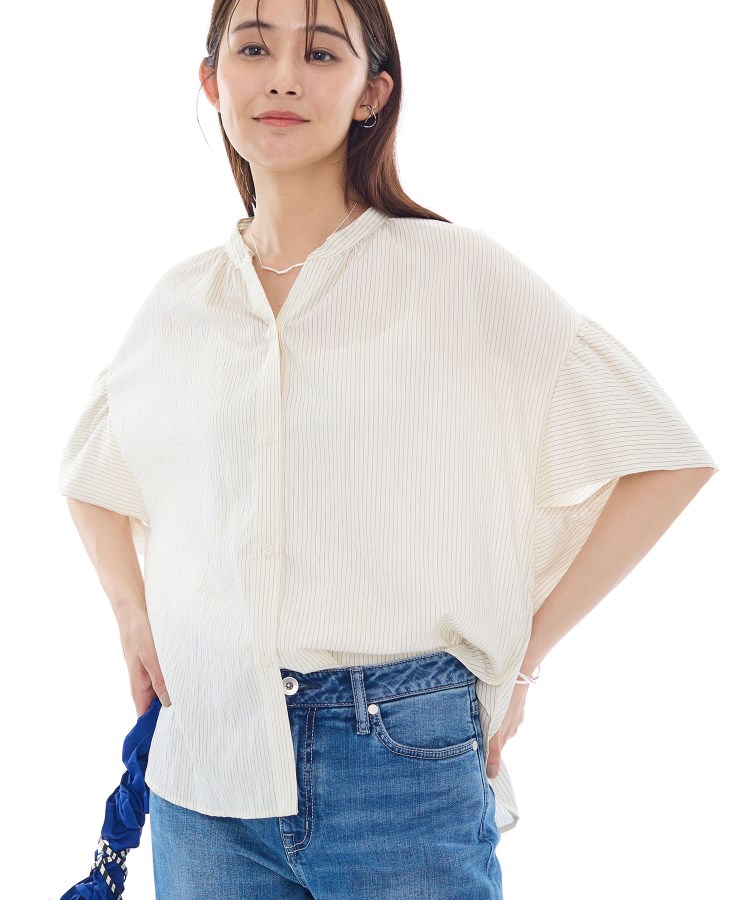 「INDIVI」 ドルマンスリーブブラウス 34 ベージュ系その他6 レディース INDIVI（インディヴィ）の「◇【洗える】リラックスドルマン