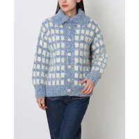 Cーcieー/シー C－cie－ A1252 GRID CARDIGAN/M WIDE/508455111