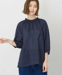 Petit Honfleur/プチ オンフルール Petit Honfleur アパシュプリントブラウス/508455178