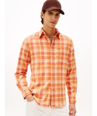 TOMMY HILFIGER/トミー ヒルフィガー TOMMY HILFIGER ソフトタッチブレンドチェックレギュラーフィットシャツ/508455465