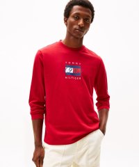 TOMMY HILFIGER/トミー ヒルフィガー TOMMY HILFIGER ライナーフラッググラフィックロングスリーブTシャツ/508455469