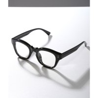 LUXSTYLE/ラグスタイル LUXSTYLE ウェリントンサングラス/ユニセックス UVカット 紫外線対策 ウェリントン 度なし 小顔効果 伊達眼鏡 黒縁 デミ クリアフレー/508455664