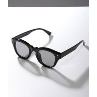 LUXSTYLE/ラグスタイル LUXSTYLE ウェリントンサングラス/ユニセックス UVカット 紫外線対策 ウェリントン 度なし 小顔効果 伊達眼鏡 黒縁 デミ クリアフレー/508455664
