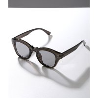 LUXSTYLE/ラグスタイル LUXSTYLE ウェリントンサングラス/ユニセックス UVカット 紫外線対策 ウェリントン 度なし 小顔効果 伊達眼鏡 黒縁 デミ クリアフレー/508455664