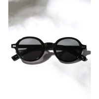 LUXSTYLE/ラグスタイル LUXSTYLE レトロラウンドサングラス/ユニセックス ラウンド 丸い 丸眼鏡 UVカット 紫外線カット レトロ 黒縁 デミ クリアフレーム/508455666