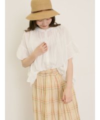 Samansa Mos2/サマンサ モスモス Samansa Mos2 インド柄アソート袖フリルブラウス/508455760