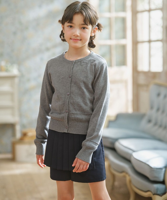 美品☆組曲 150 ワンピース ニットジャケットカーディガン ブラウス セット 150-160㎝】クラシック カーディガン / 組曲 KIDS