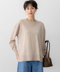 NIJYUSANKU（LARGE SIZE）/【洗える】オータムシャイニー リラクシー ニット/508456158