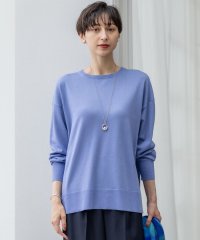 NIJYUSANKU（LARGE SIZE）/【洗える】オータムシャイニー リラクシー ニット/508456158