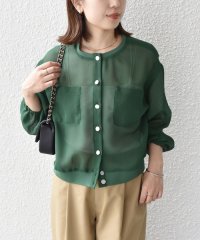 SHIPS Colors WOMEN/SHIPS Colors:〈手洗い可能〉メッシュ ノーカラー ハオリ 2◇/508181144