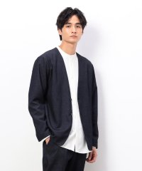 COMME CA ISM MENS/【セットアップ対応】デニムライクストレッチ ノーカラージャケット/508368611