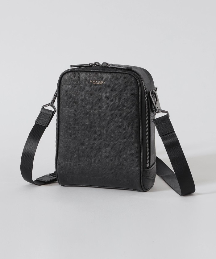 BLACK LABEL CRESTBRIDGE ショルダーバック セール】 エンボスチェックスクウェアショルダーバッグ