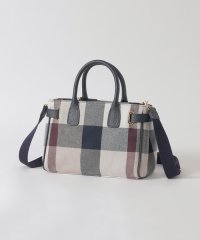 BLUE LABEL CRESTBRIDGE/クレストブリッジチェックキャンバスハトメミドルトート/508413370