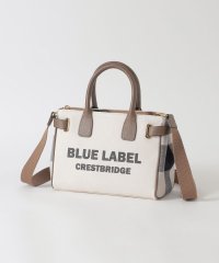 BLUE LABEL CRESTBRIDGE/ロゴプリントハトメミドルトート/508413371