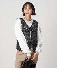 green label relaxing/メッシュ 2WAY ノースリーブ ニット プルオーバー ウォッシャブル/508428516