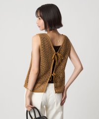 green label relaxing/メッシュ 2WAY ノースリーブ ニット プルオーバー ウォッシャブル/508428516