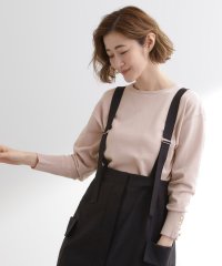 grove/グローブ grove スリーブディテールドロップショルダーニット/508449336