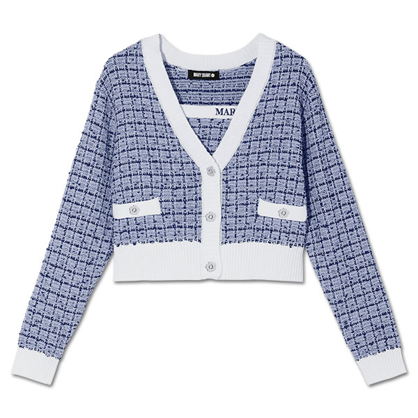 マリークワント MARY QUANT ツイードニット アンサンブル