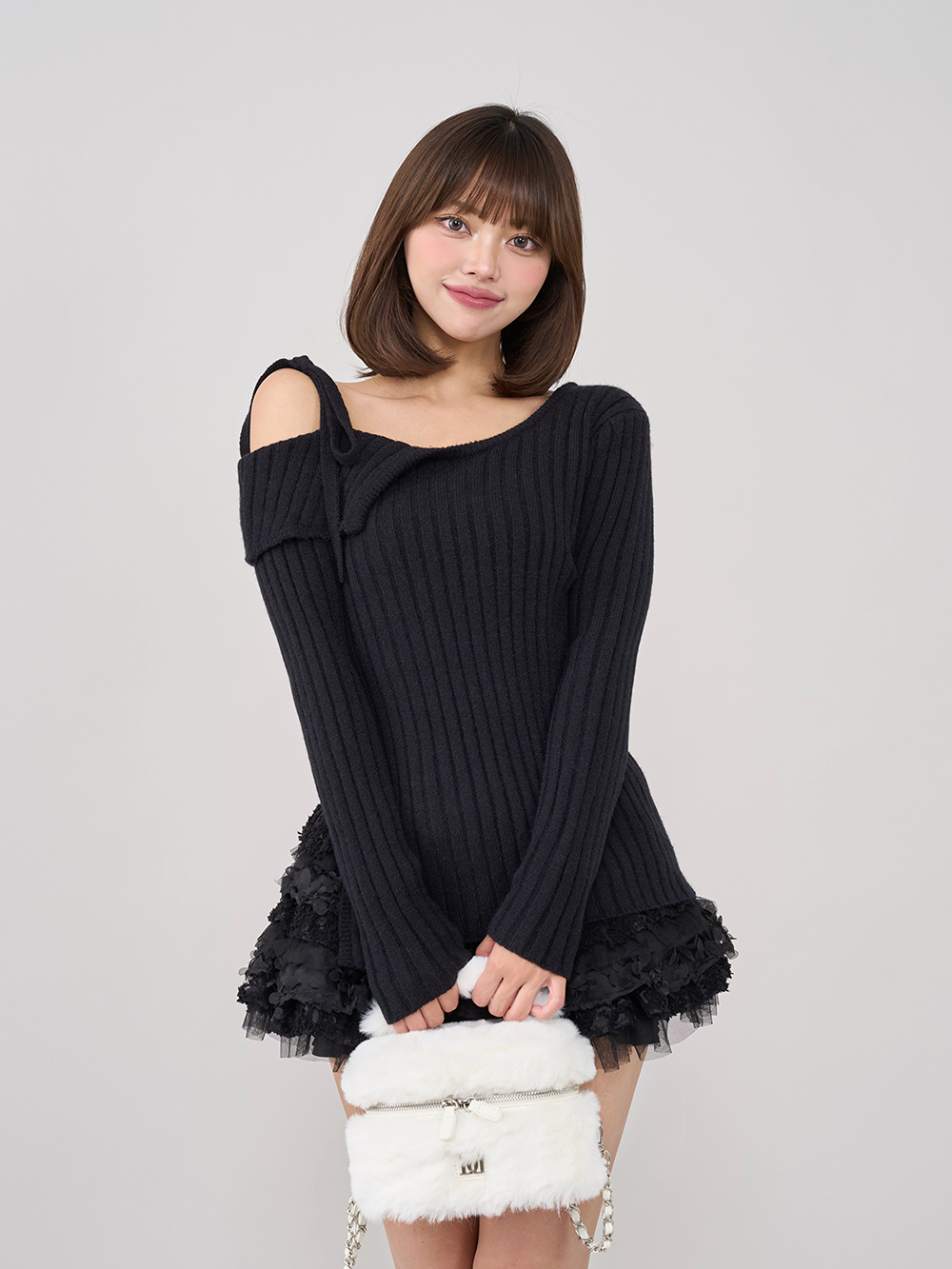 ダーリッチ　セットアップ　トップス ダーリッチ Darich カラーリブセットアップ （サックス