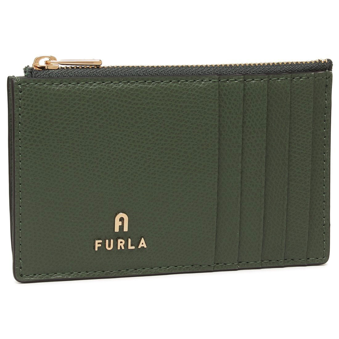 【予約】FURLA パスケース（箱付き） FURLA パスケース CAMELIA S ZIPPED CARD CASE W/STRAP