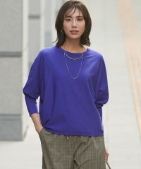 NIJYUSANKU（LARGE SIZE）/【洗える/吊り干しOK】ヴィスコースストレッチ ドルマンスリーブ ニット/508456140