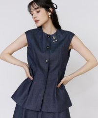 Maglie le cassetto/マーリエ ル カセット Maglie le cassetto 《フランドル45周年限定コレクション》シアードッキングデニムジレ《M Maglie le cass/508456508