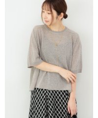 Te chichi TERRASSE/テチチ テラス Te chichi TERRASSE 裾ロールステッチニット/508456948